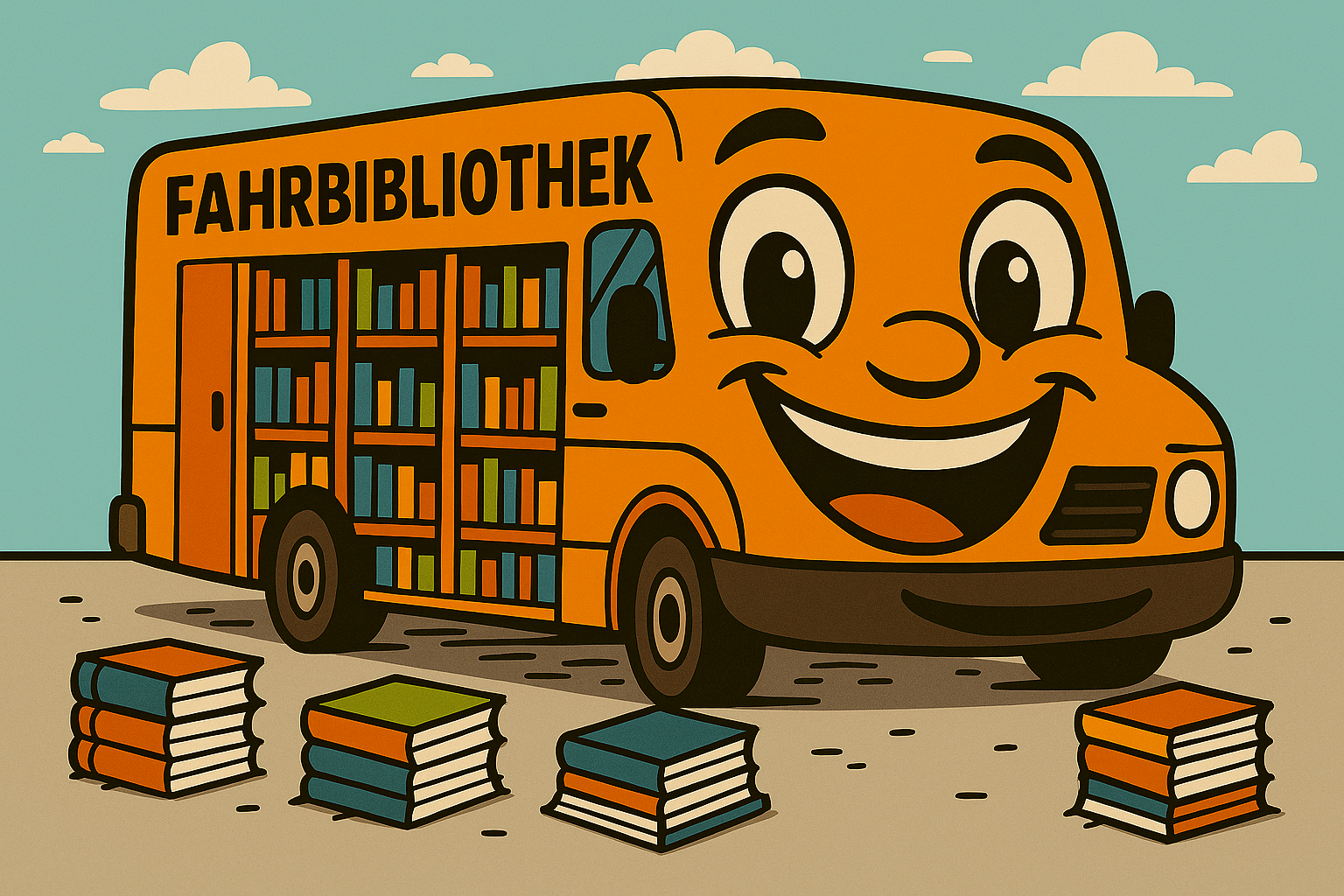 BücherbusChallenge – socialmedia Kampagne der Fachkommission Fahrbibliotheken